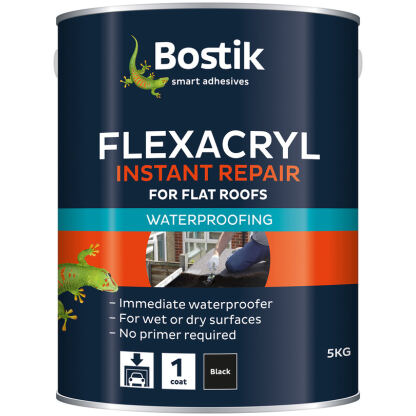 bostik flexacryl instant repair black 5 kg