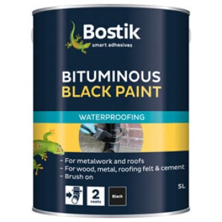 Bostik waterproof black paint