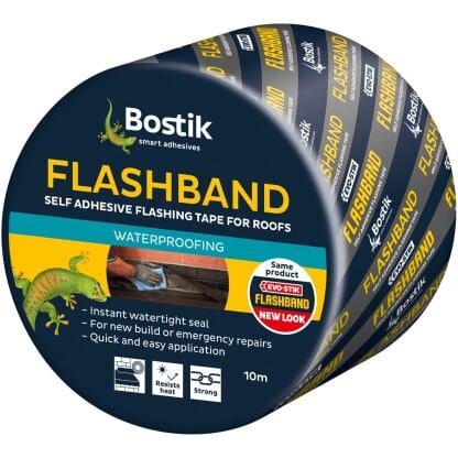 bostik self adhesive flashband original tape special grey 10 metres