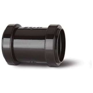 polypipe push fit straight coupler 32mm black