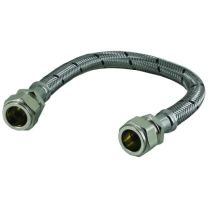 flexi tap connector 15mm by 15mm 300mm length