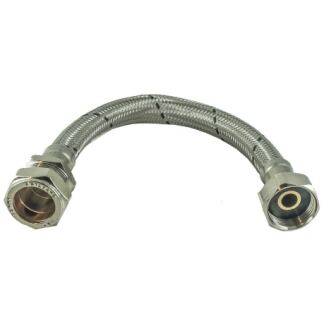 flexi tap connector 15mm by half inch 300mm