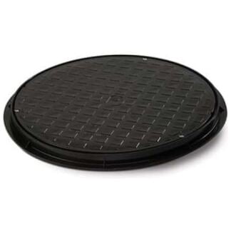 polypipe ug511 round plastic cover and frame 460mm