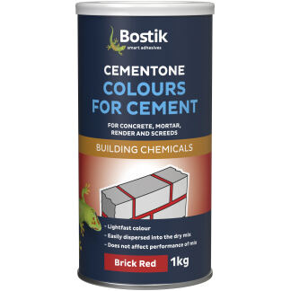 Bostik Cementone Colours for Cement 1kg Brick Red