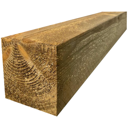 Standard Green Timber Fence Post - 100 x 100mm