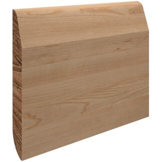 redwood pencil round chamfered reversable skirting board