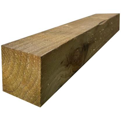 Standard Green Timber Fence Post - 100 x 100mm