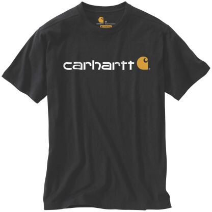 carhartt core logo t shirt in black