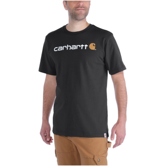 carhartt core logo t shirt in black