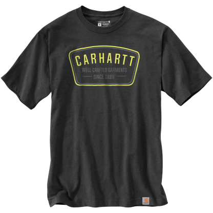carhartt pocket crafted logo in black