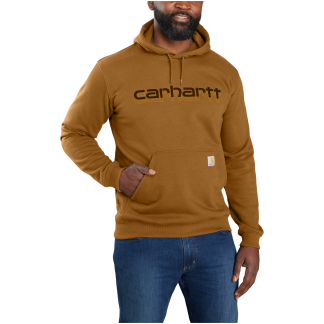 carhartt rain defender graphic sweatshirt in carhartt brown