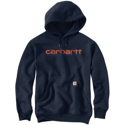 carhartt rain defender graphic sweatshirt in navy