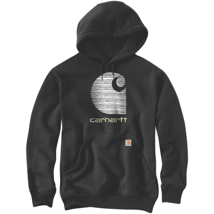 carhartt rain defender graphic sweatshirt in black