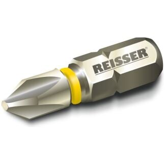 Reisser PH1 Torsion Screwdriver Bit - 6.3mm x 25mm (Pack of 2)