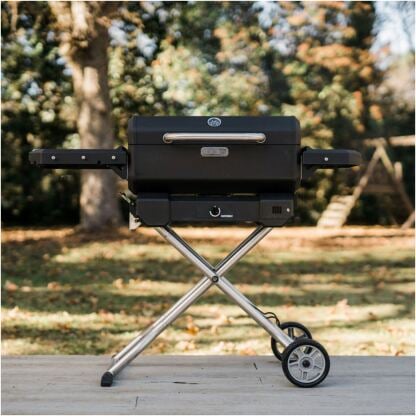 Masterbuilt® Portable Charcoal BBQ & Smoker With Cart