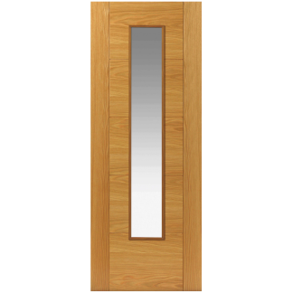 J B Kind Emral Oak Glazed Internal Door