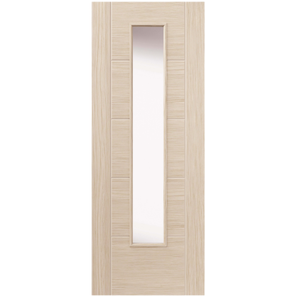 J B Kind Ivory Glazed Laminate Internal Door