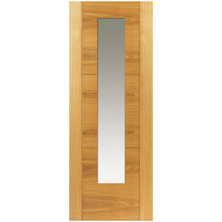 J B Kind Mistral Oak Glazed Internal Door
