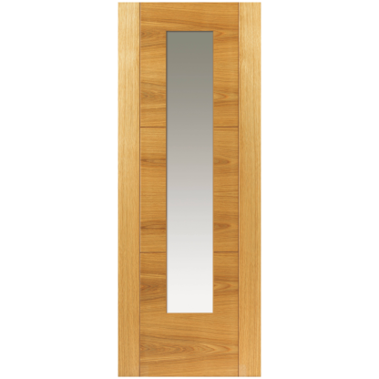 J B Kind Mistral Oak Glazed Internal Door