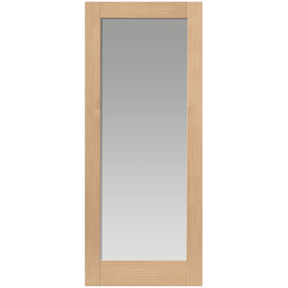 J B Kind Fuji Oak Glazed Internal Door