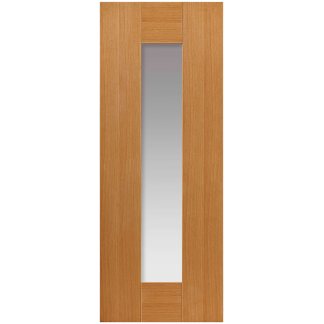 J B Kind Axis Oak Glazed Internal Door