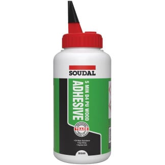 Soudal Trade D4 5 Minute Liquid Wood Adhesive - Brown 750G
