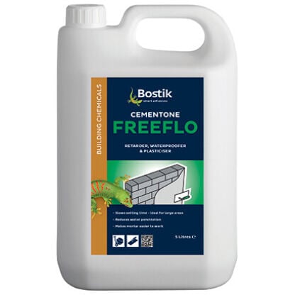 Bostik Cementone FreeFlo Waterproofer & Plasticiser - 5L