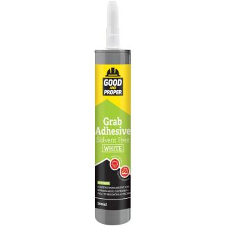 Good and Proper Solvent Free Grab Adhesive - 300ML White