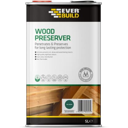 Everbuild Wood Preserver - 5L - Image 2