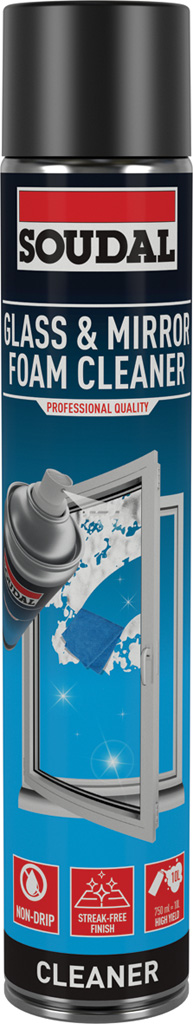 Soudal Glass & Mirror Foam Cleaner - 750ML