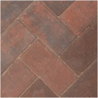 Bradstone Driveway Block Paving - 200 x 100 x 50mm Brindle